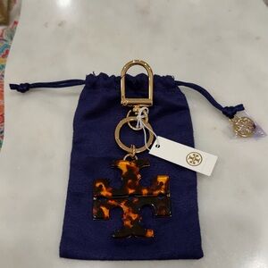 Tory Burch Tortoise Pattern Key Holder